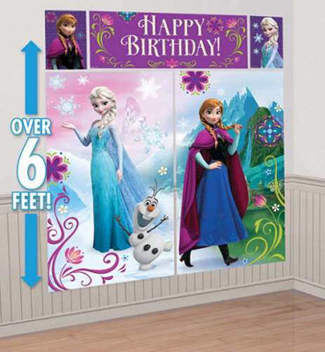 Disney Frozen Wall Decorating Kit - Click Image to Close